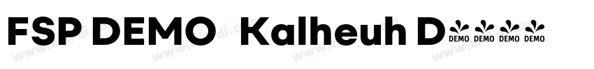 FSP DEMO   Kalheuh D字体转换